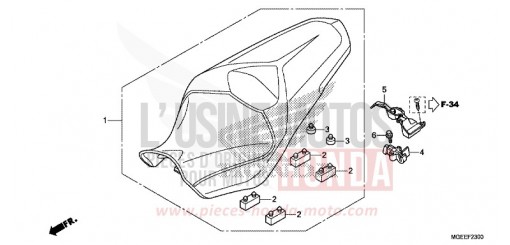 SIEGE VFR1200FF de 2015